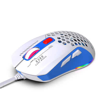 Hollow Out Wired E-sports MOUSE RGB Luminous Lightweight