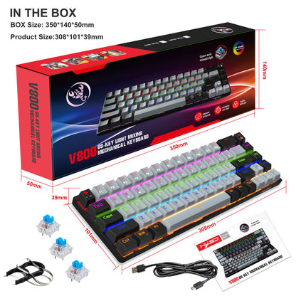 Mechanical Gaming Keyboard Double Injection