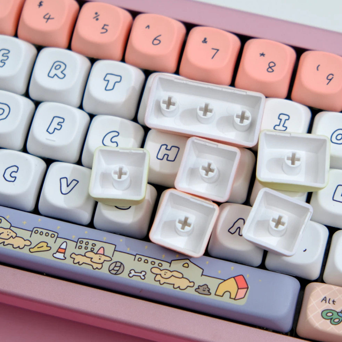 Sublimation Key Cap Suitable Gaming Mechanical Keyboard