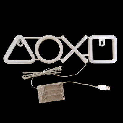 LED PlayStation Symbol Neon Light Modelling Light Colour Light