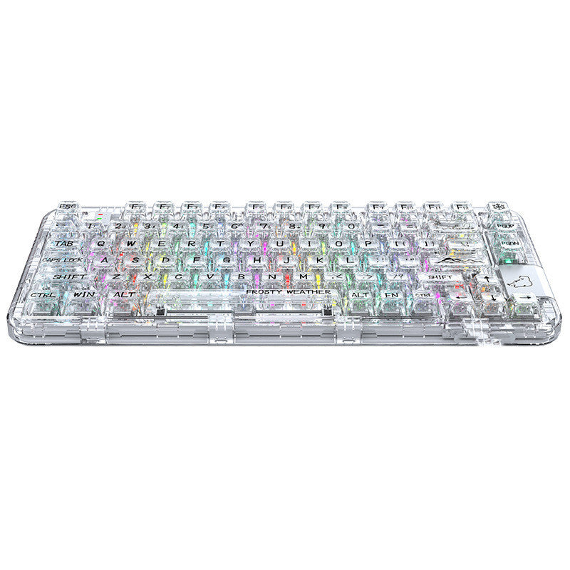 Bluetooth Wireless Transparent Gaming Mechanical Keyboard