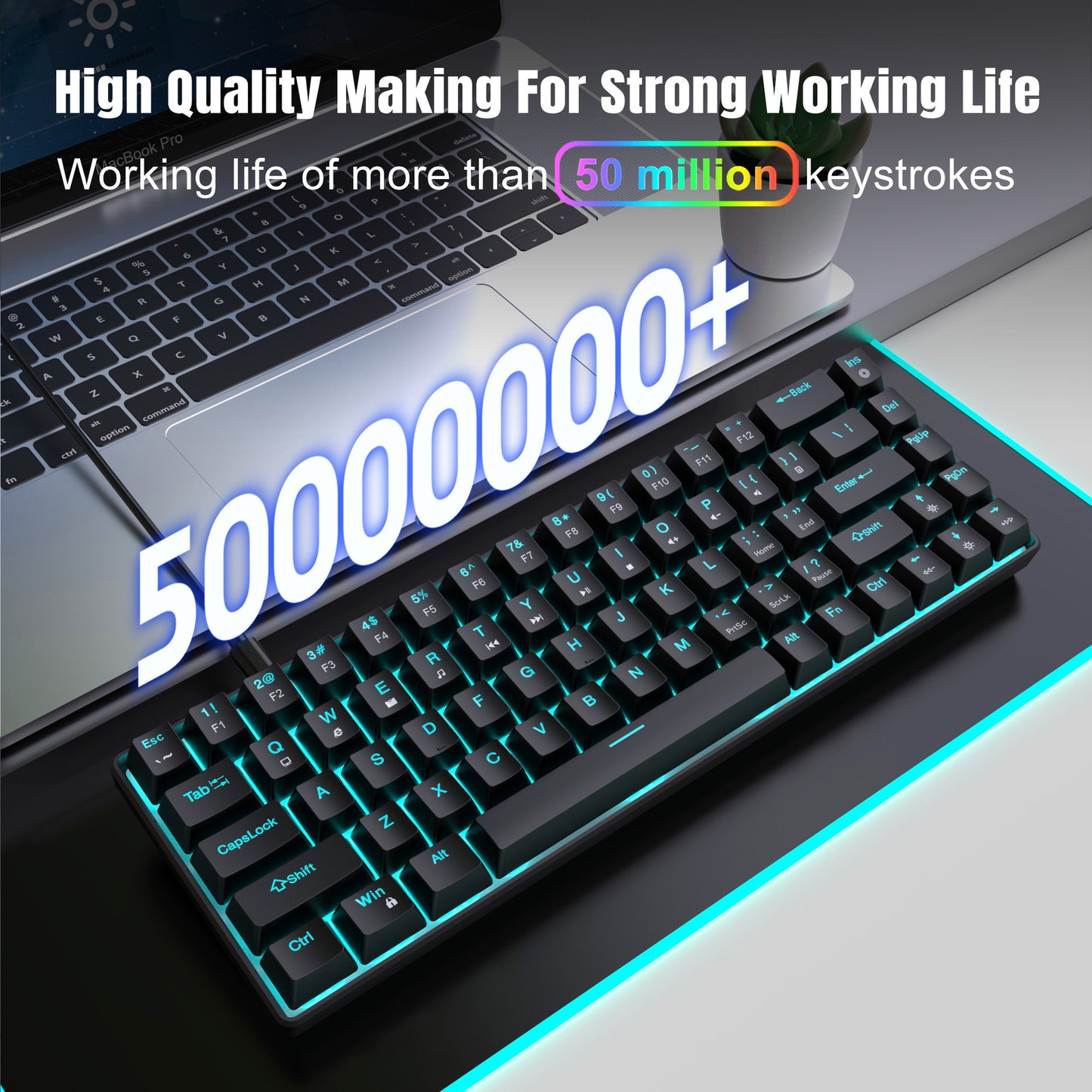 Mechanical Gaming Keyboard Double Injection