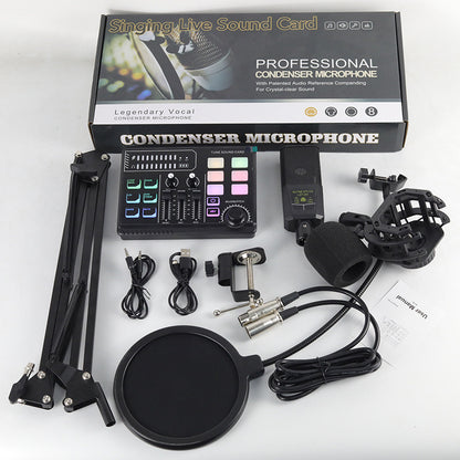 48v Large Shock Film Sound Card Live Streaming Anchor